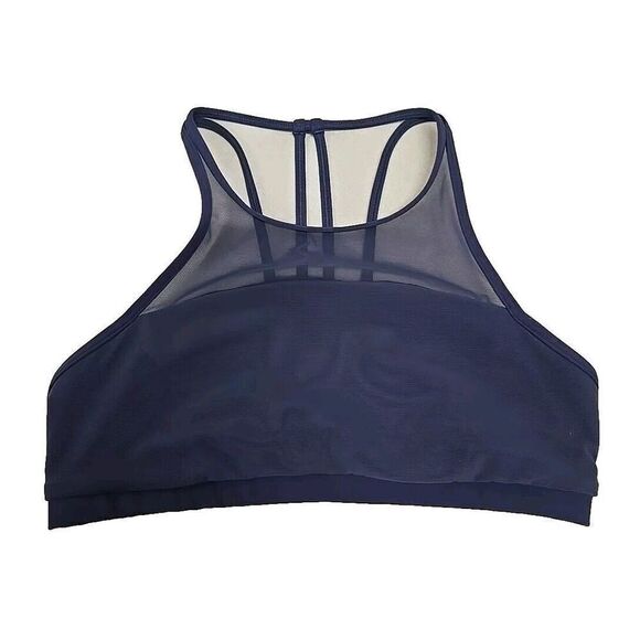 Lululemon Get Set Mesh Sports Bra Moody Blue Size 6 - Picture 6 of 9